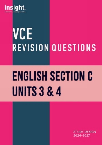 VCE Revision Questions: English Section C Units 3 & 4